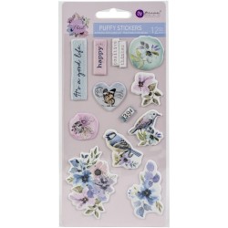 WATERCOLOR FLORAL - Puffy stickers